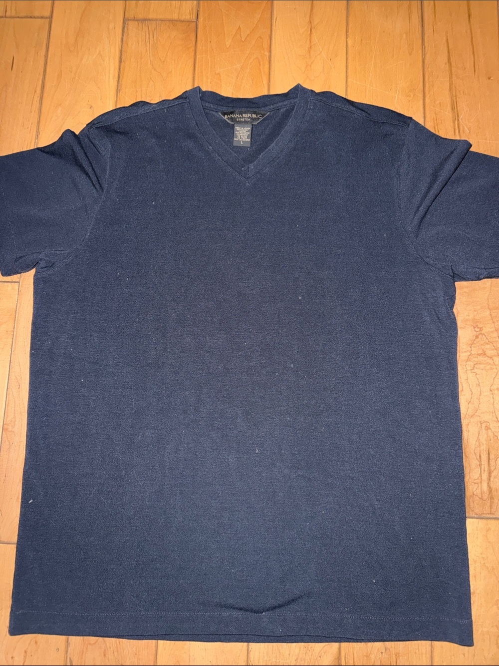 Banana Republic Men's Navy V-Neck Sweater